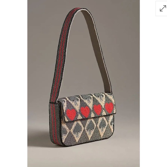 Anthropologie Handbags - Anthropologies The Fiona Beaded Bag - Spade